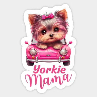 Yorkie mama Sticker